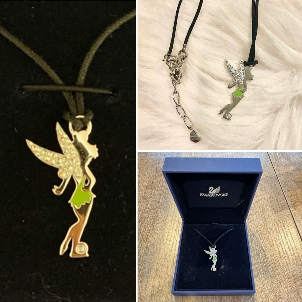 Swarovski Disney Tinkerbell Pendant Necklace